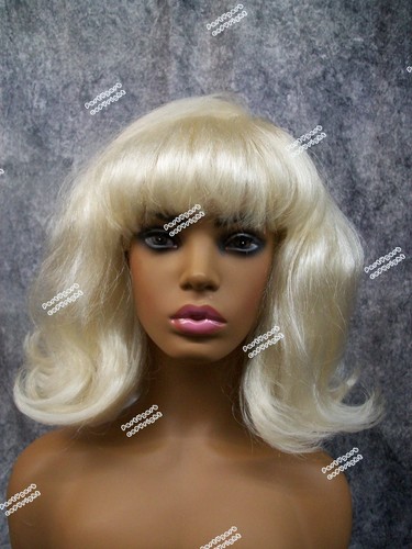 Blonde flick wig - up, sue