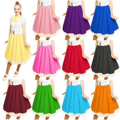 Ladies grease sandy skirt - ladies,