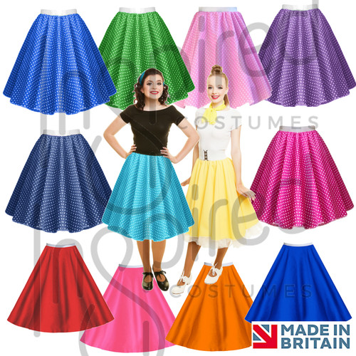 Rock roll skirt ladies polka - roll,