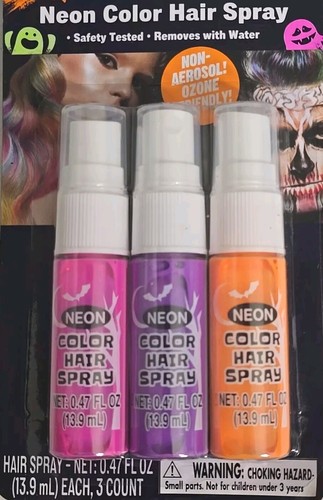 Neon color hair spray - color,