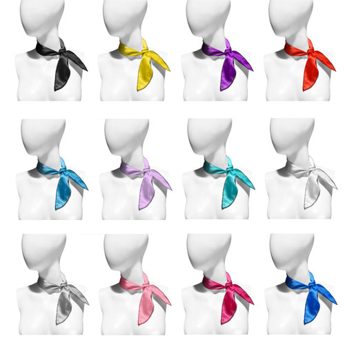 Satin neck scarf - satin, rock