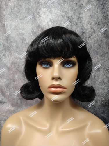 Black flick wig snow - wig,