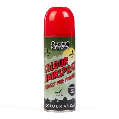 Red halloween hair - halloween, spray