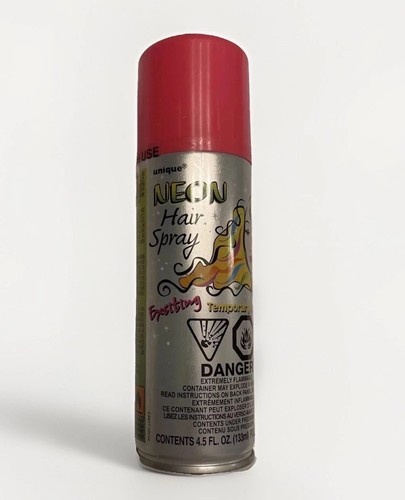 Neon pink hair - neon, spray